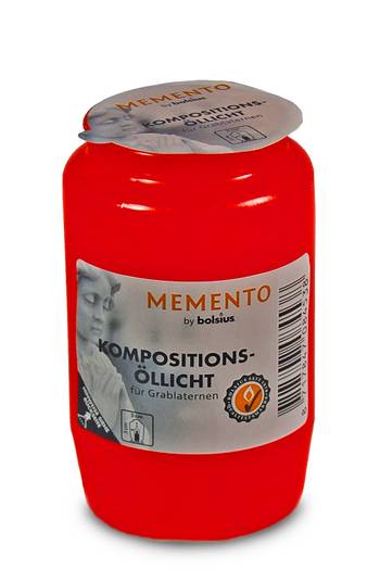 Kompositions-Öllicht Nr. 3 Memento (20 Stück) - rot