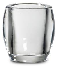 Ovaler Glasleuchter 77/72 - klar (1 Stück)