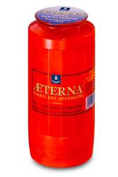 Aeterna: Öl-Licht Nr. 7  aus 100 % reinem Pflanzenöl (20 Stück) - rot