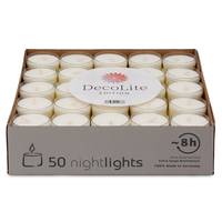 DecoLite: Teelichter Nightlights (50er Pack)