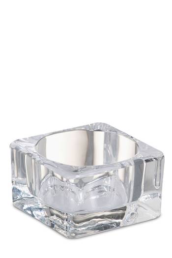 Bolsius: Maxi - Teelichthalter eckig 42/75 mm (1 Stück) - klar